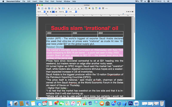 Document Editor截图