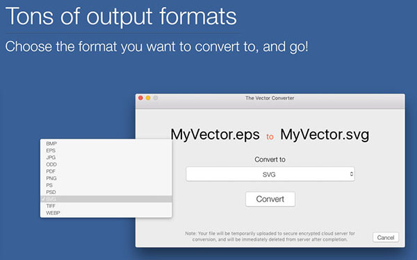 矢量转换器截图
