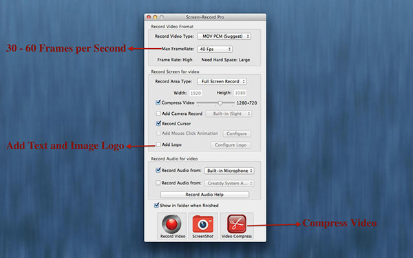 Screen Recorder Pro截图