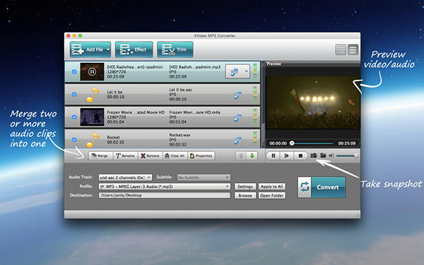 4Video MP3 Converter截图