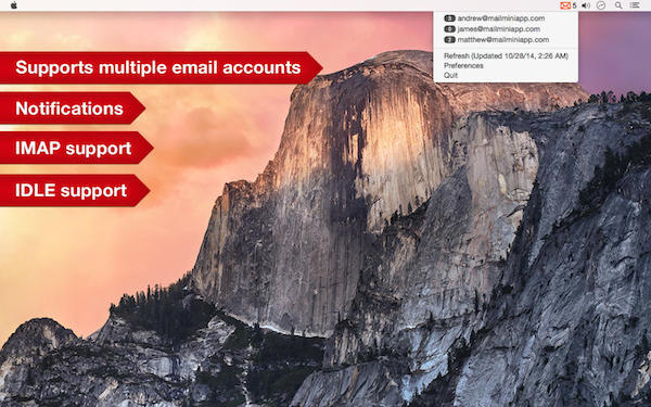 Mail Mini for mac截图