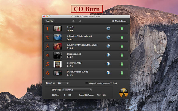 Music CD Burn Pro截图