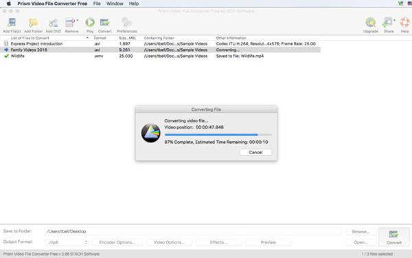 Prism Video File Converter截图