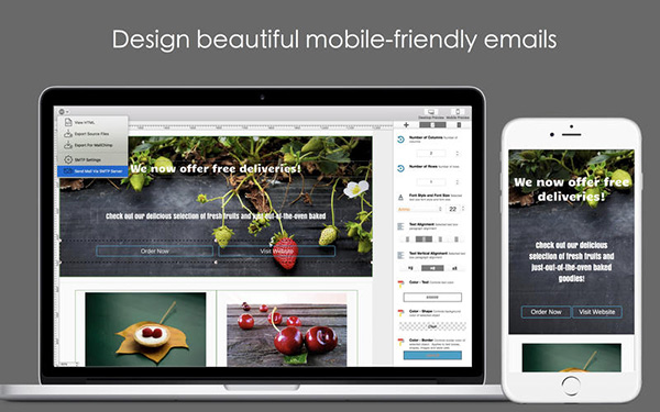 Dragon Responsive Email Designer截图