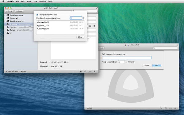 PwSafe for mac截图
