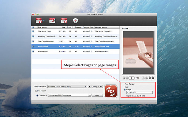 PDF to Excel Master截图