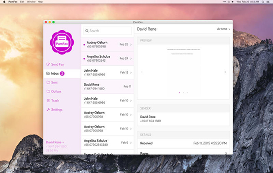 PamFax截图