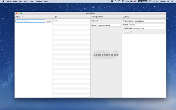 JSON2Swift截图