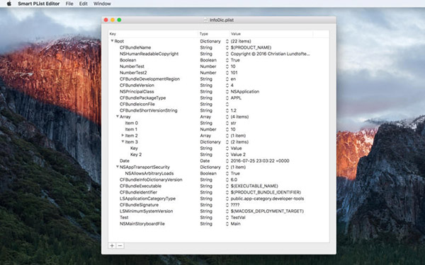 Smart PList Editor截图