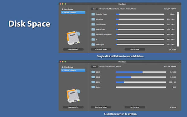Disk Space for mac截图