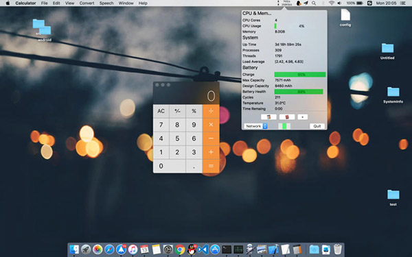 系统信息小工具截图