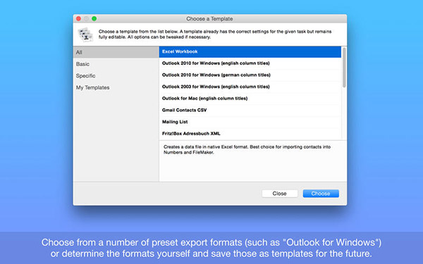Exporter for Contacts截图