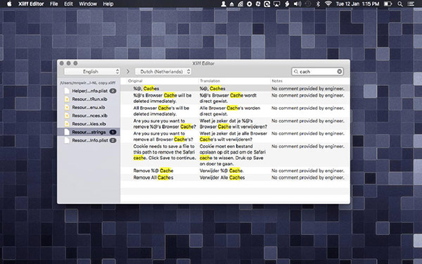 Xliff Editor截图