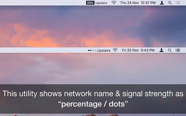 WiFi无线信号强度浏览器截图