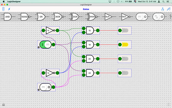 数字逻辑门截图