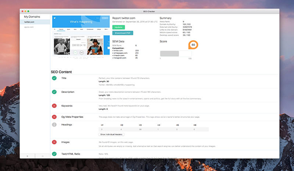 SEO Checker截图