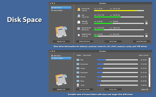 Disk Space for mac截图