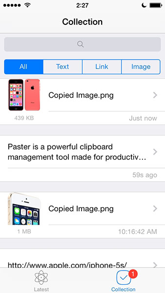 Paster 2 for Mac截图
