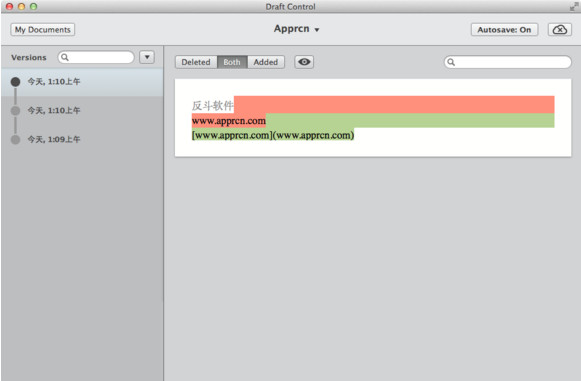 Draft Control for mac截图