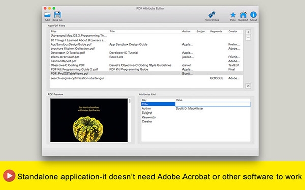 PDF属性编辑器截图