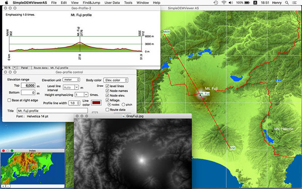 SimpleDEMViewerAS截图
