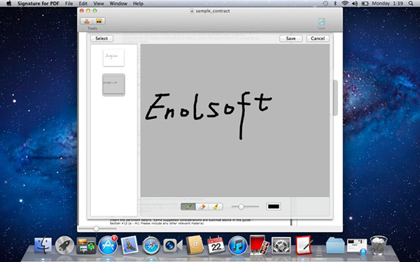Signature for PDF截图