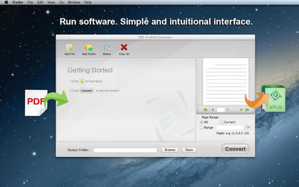 PDF to ePub Converter for mac截图