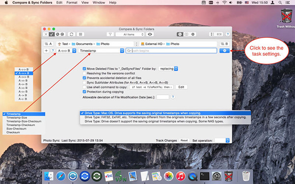 Compare & Sync Folders for Mac截图