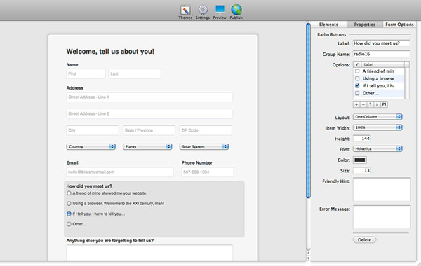 Web Form Builder截图