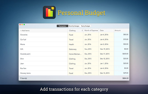 Personal Budget Pro截图