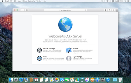 OS X Server截图