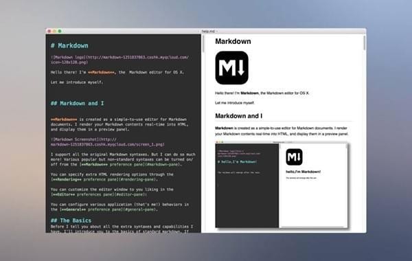 Markdown专注写作截图