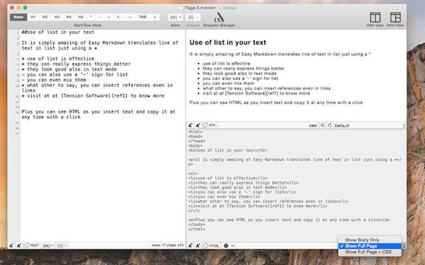 Easy Markdown for mac截图
