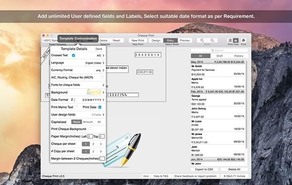 Cheque Print 2截图