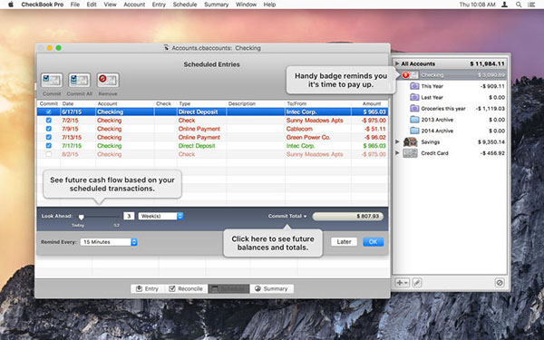 CheckBook Pro截图