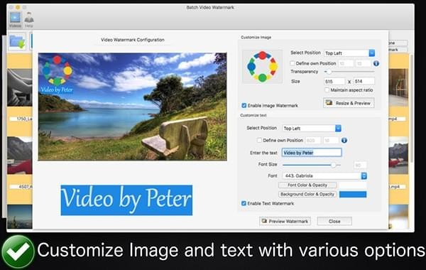 Batch Video Watermark截图