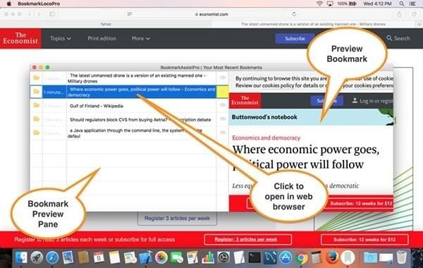 BookmarkLocoPro截图