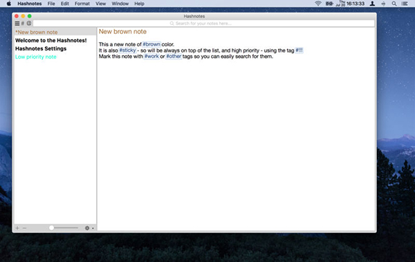 Hashnotes截图
