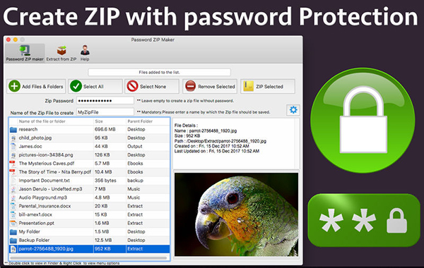 Password ZIP Maker截图