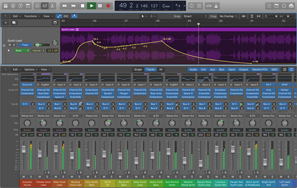 Logic Pro X for mac截图