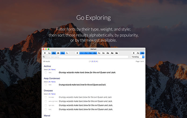 GoFont截图