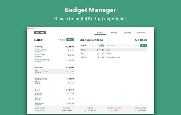 Budget Manager截图