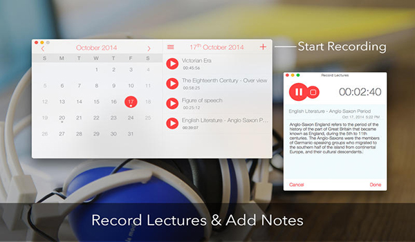 Record Lectures for mac截图