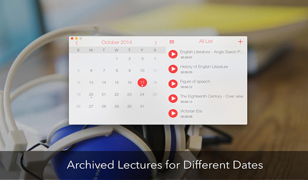 Record Lectures for mac截图