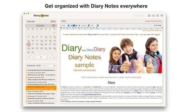 Diary Notes截图