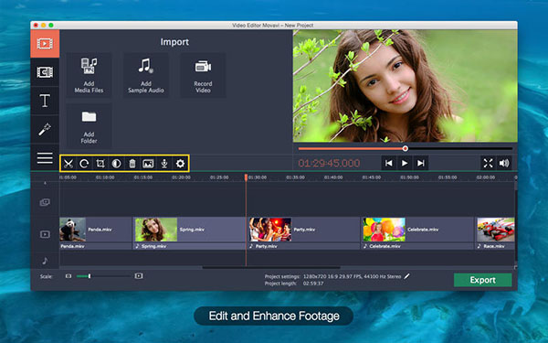 Video Editor Movavi截图