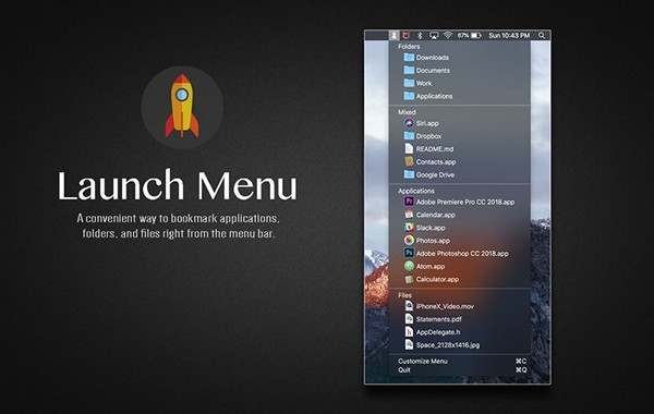 Launch Menu截图