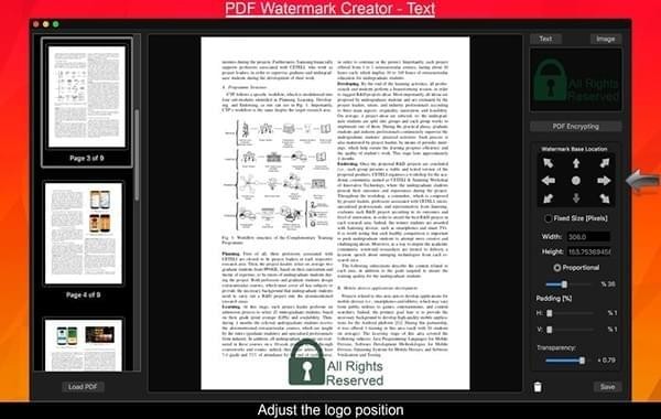 PDF Watermark Creator截图