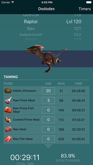 方舟生存进化驯服计算器截图