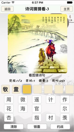 中国诗词大会截图